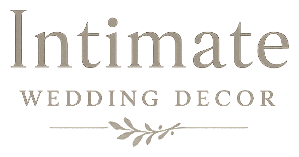 Intimate Wedding Decor